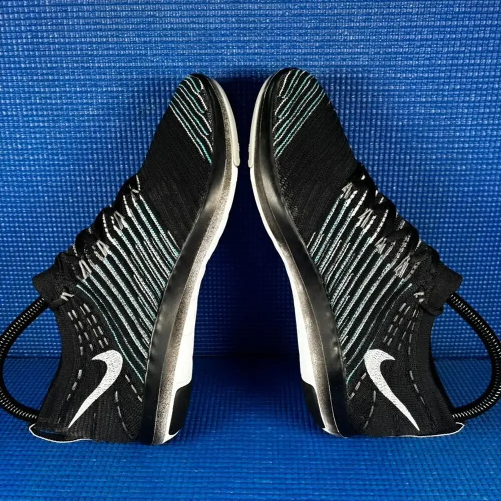 🔴 Nike Free Transform Flyknit Women`s Size 7 Black Athletic Shoes 833410-001